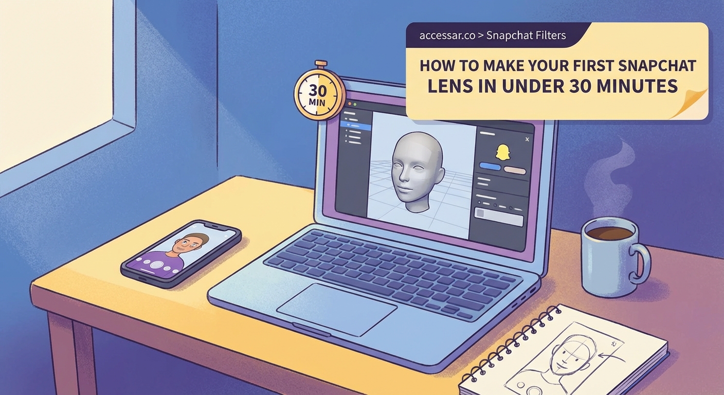 How to Make Your First Snapchat Lens in Under 30 Minutes - Illustration 1