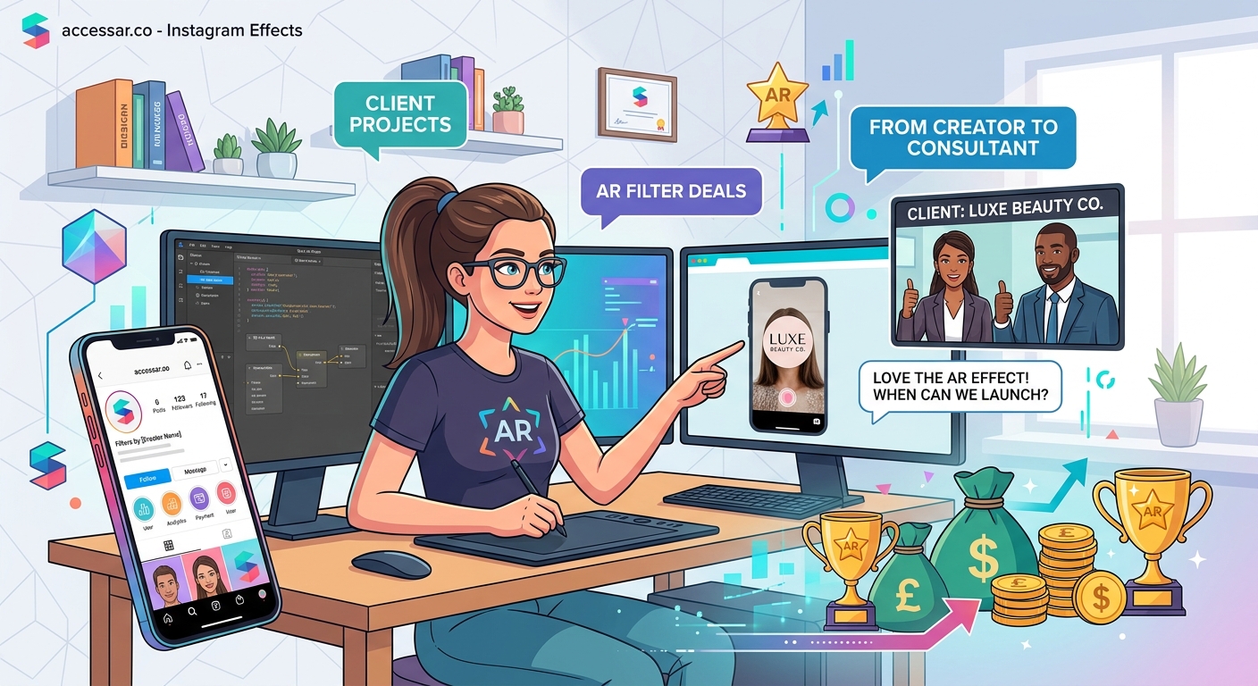 Monetizing Instagram Filters: Turn Your AR Effects Into Client Projects - Illustration 1