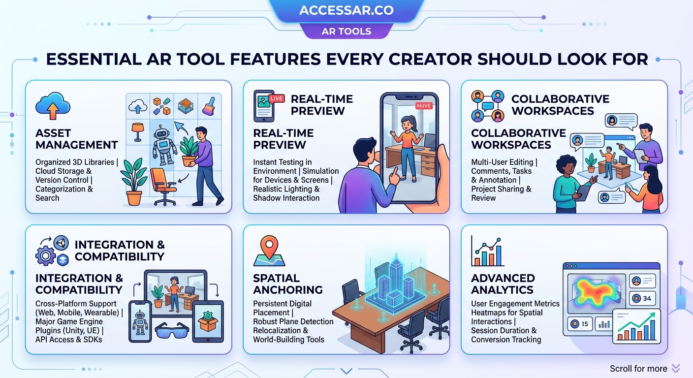 Essential AR Tool Features Every Creator Should Look For - Illustration 1