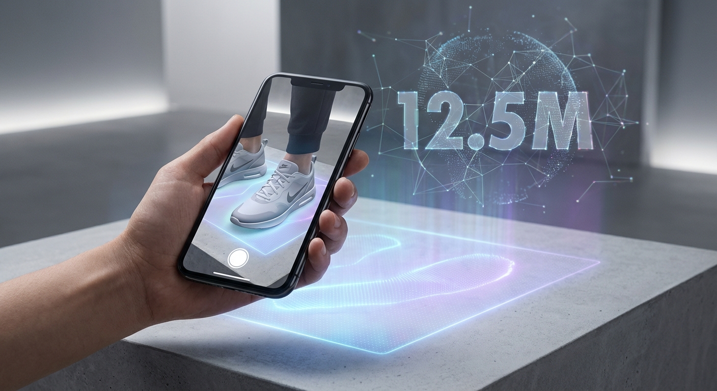 How Nike's AR Sneaker Try-On Campaign Generated 12.5 Million Impressions