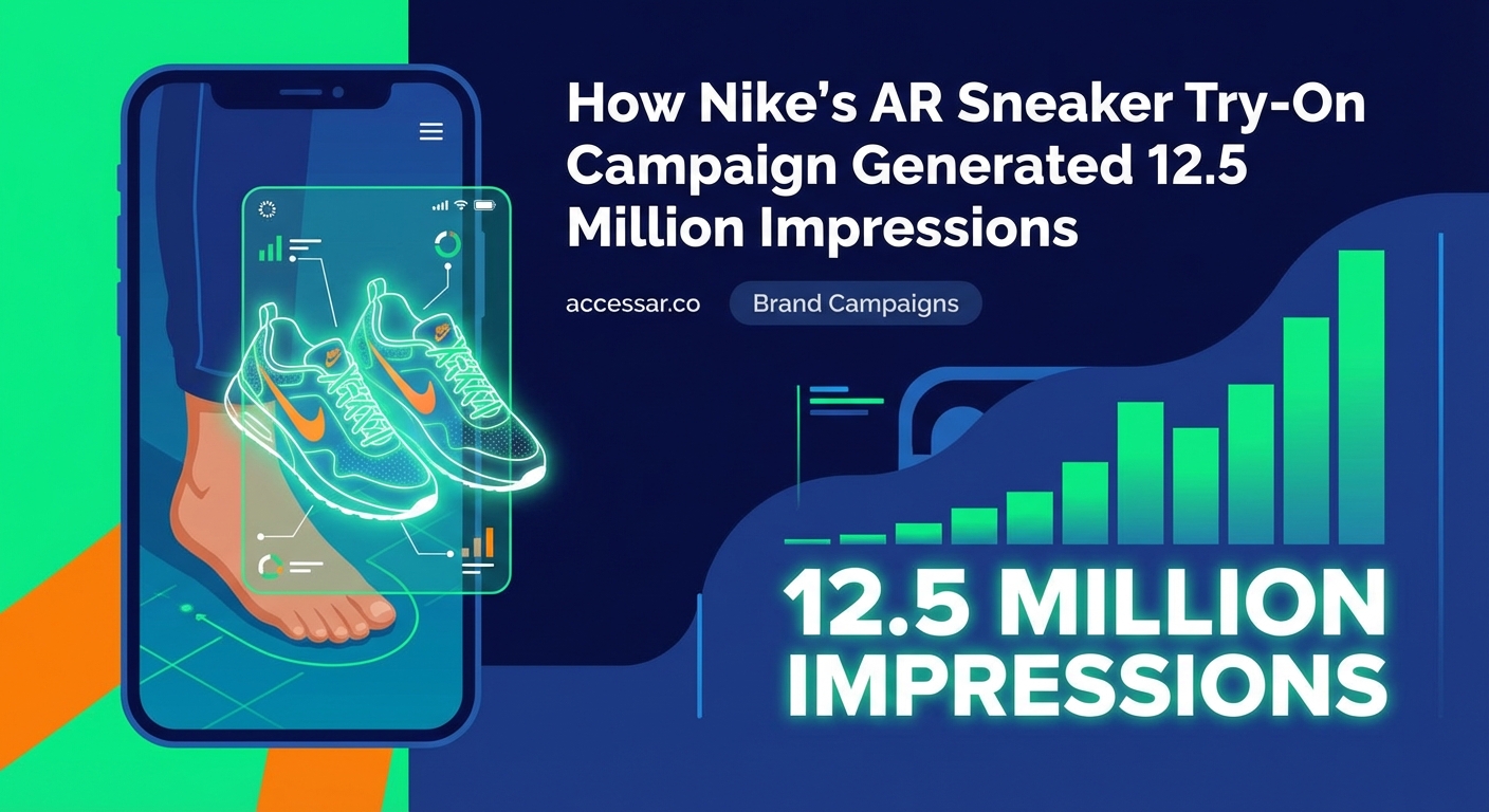 How Nike's AR Sneaker Try-On Campaign Generated 12.5 Million Impressions — 1