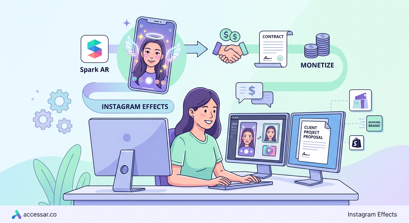 Monetizing Instagram Filters: Turn Your AR Effects Into Client Projects - Illustration 2