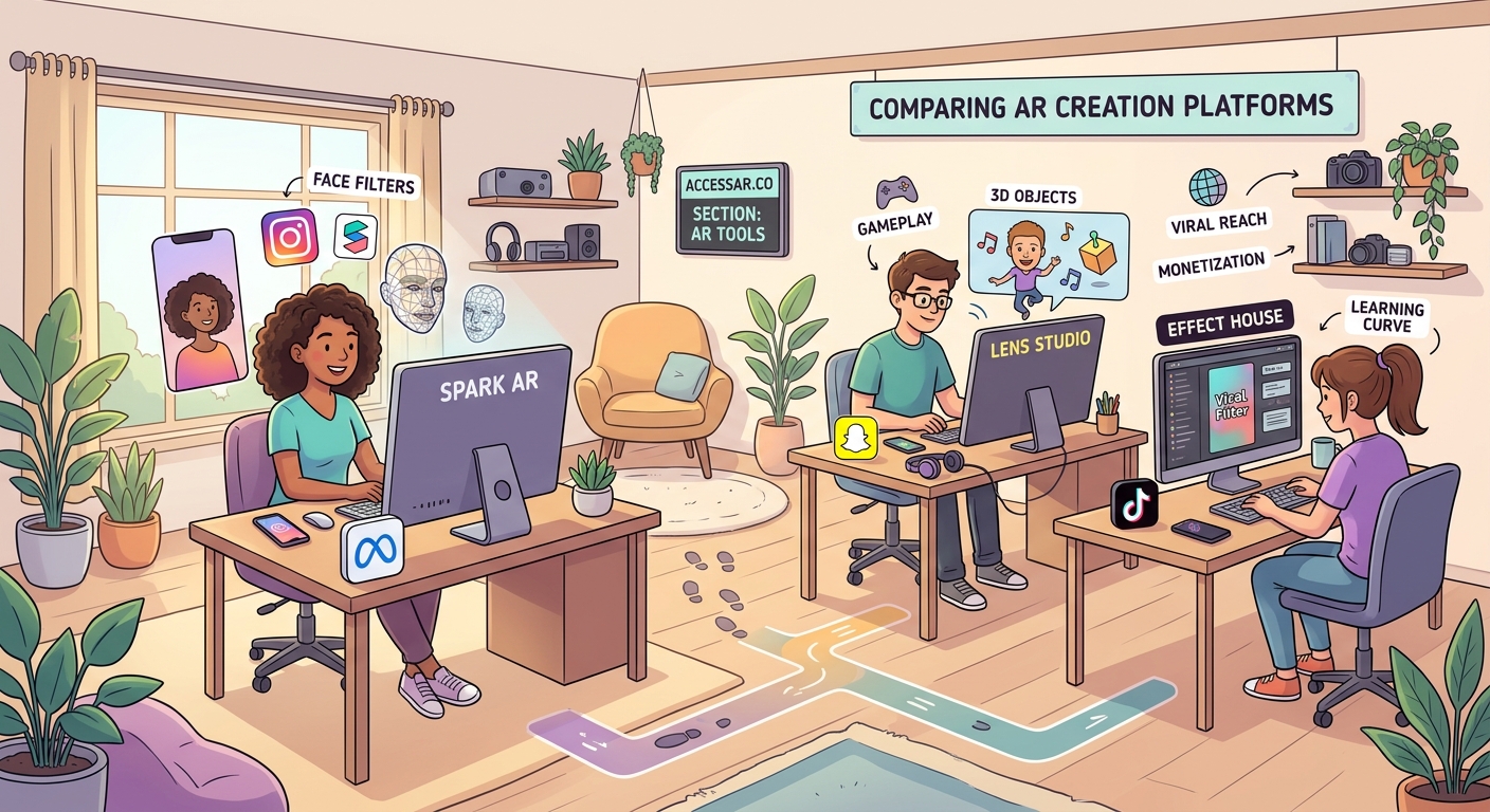 Spark AR vs Lens Studio vs Effect House: Which AR Tool Should You Choose? — 1