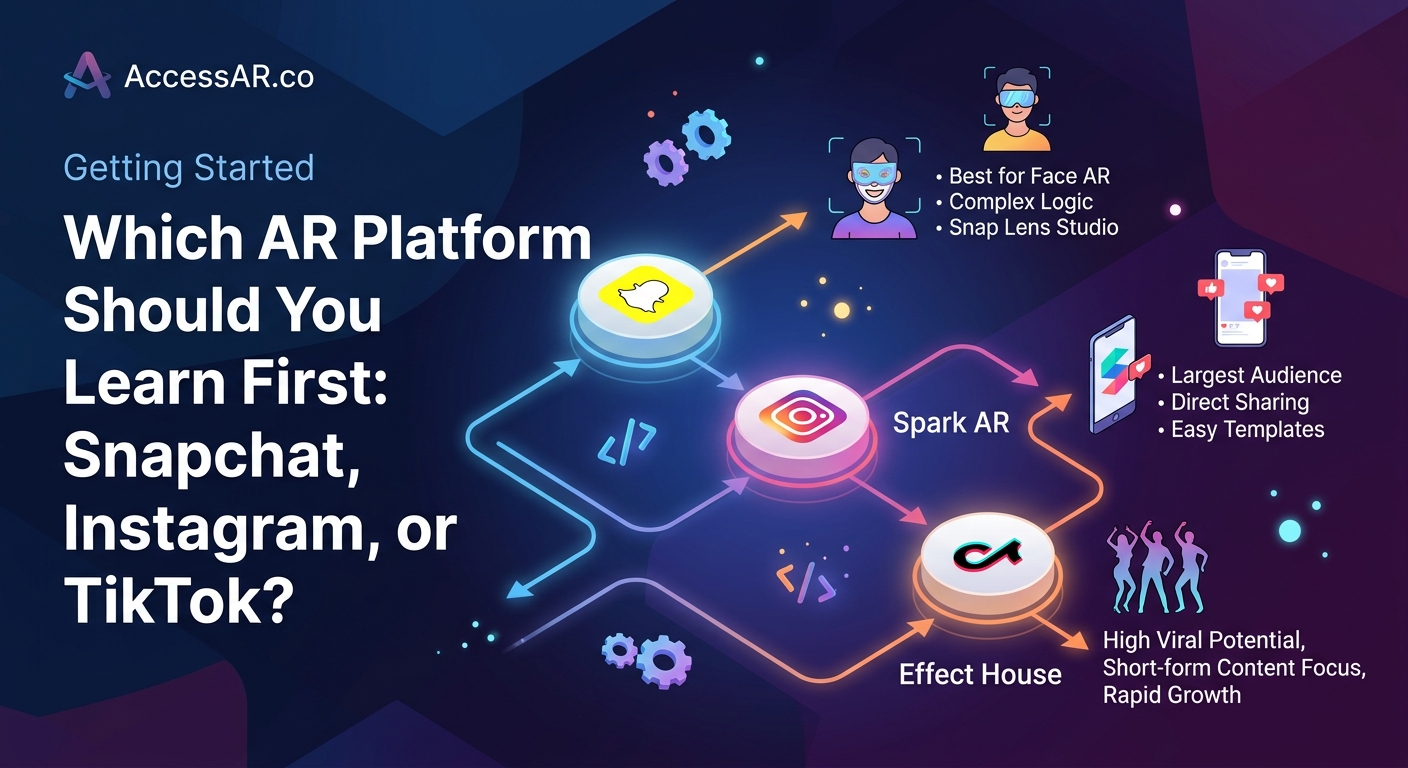 Which AR Platform Should You Learn First: Snapchat, Instagram, or TikTok? - Illustration 1