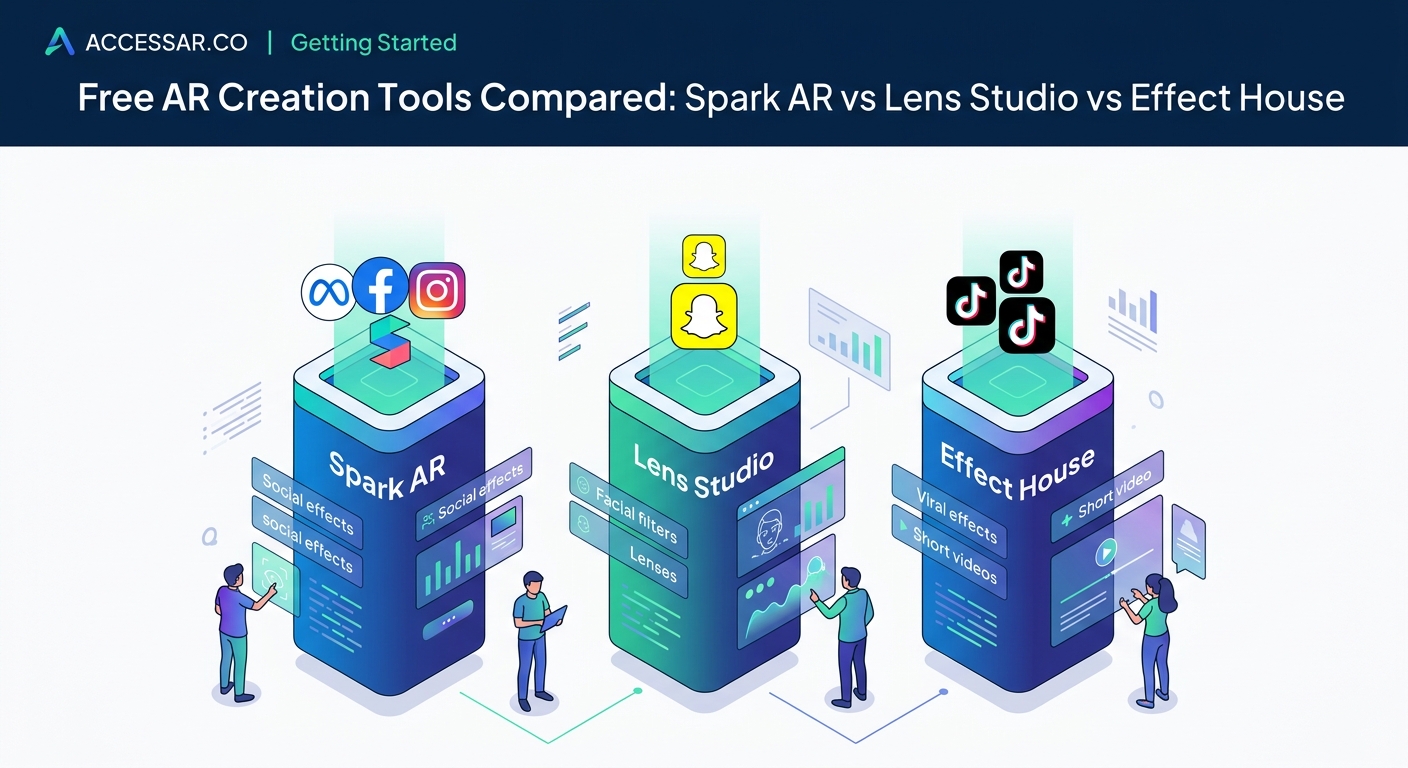 Free AR Creation Tools Compared: Spark AR vs Lens Studio vs Effect House - Illustration 1
