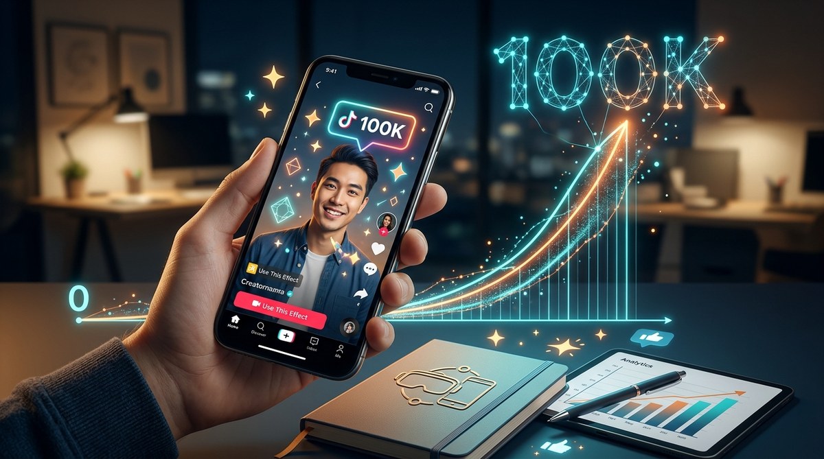 From Zero to 100K Uses: A Case Study in TikTok Effect Virality