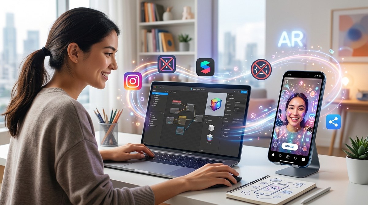 Master Meta Spark Studio: Create Stunning Shareable Instagram Effects Without Coding