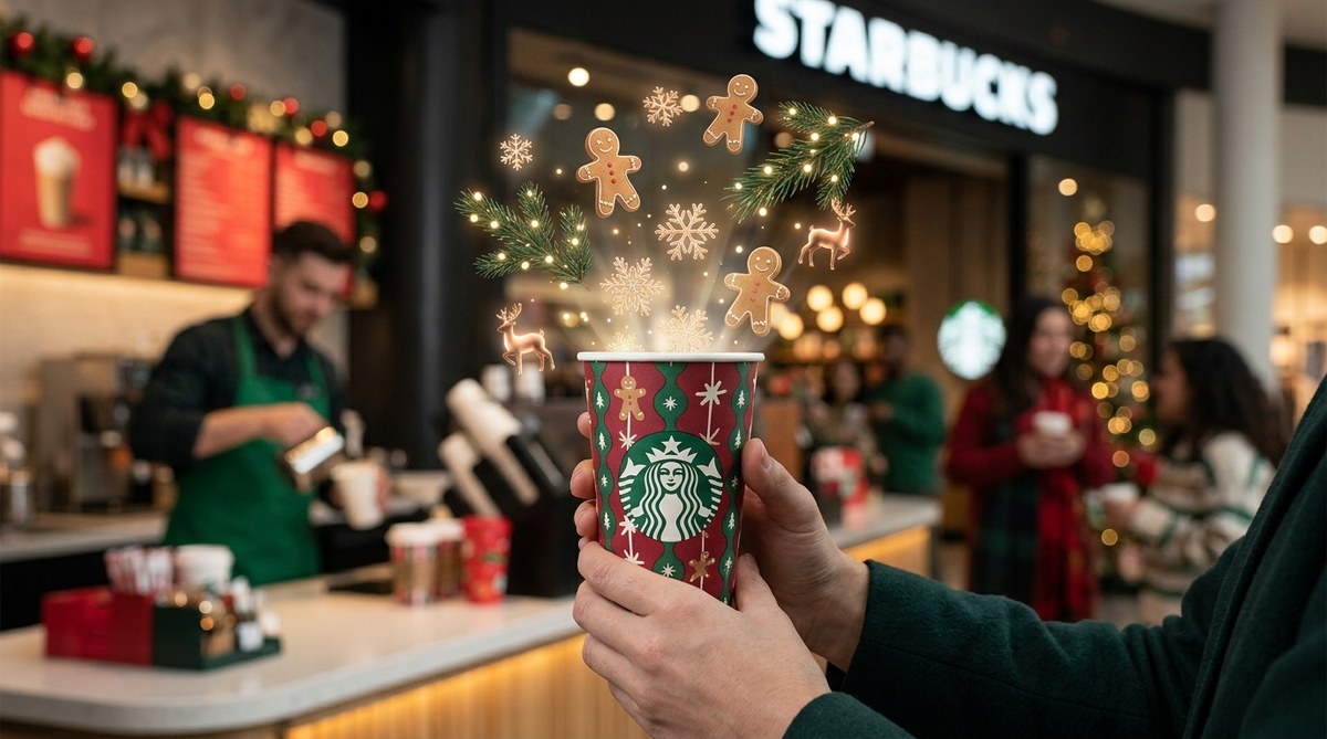 How Starbucks Used AR to Turn Coffee Cups Into Interactive Holiday Decor