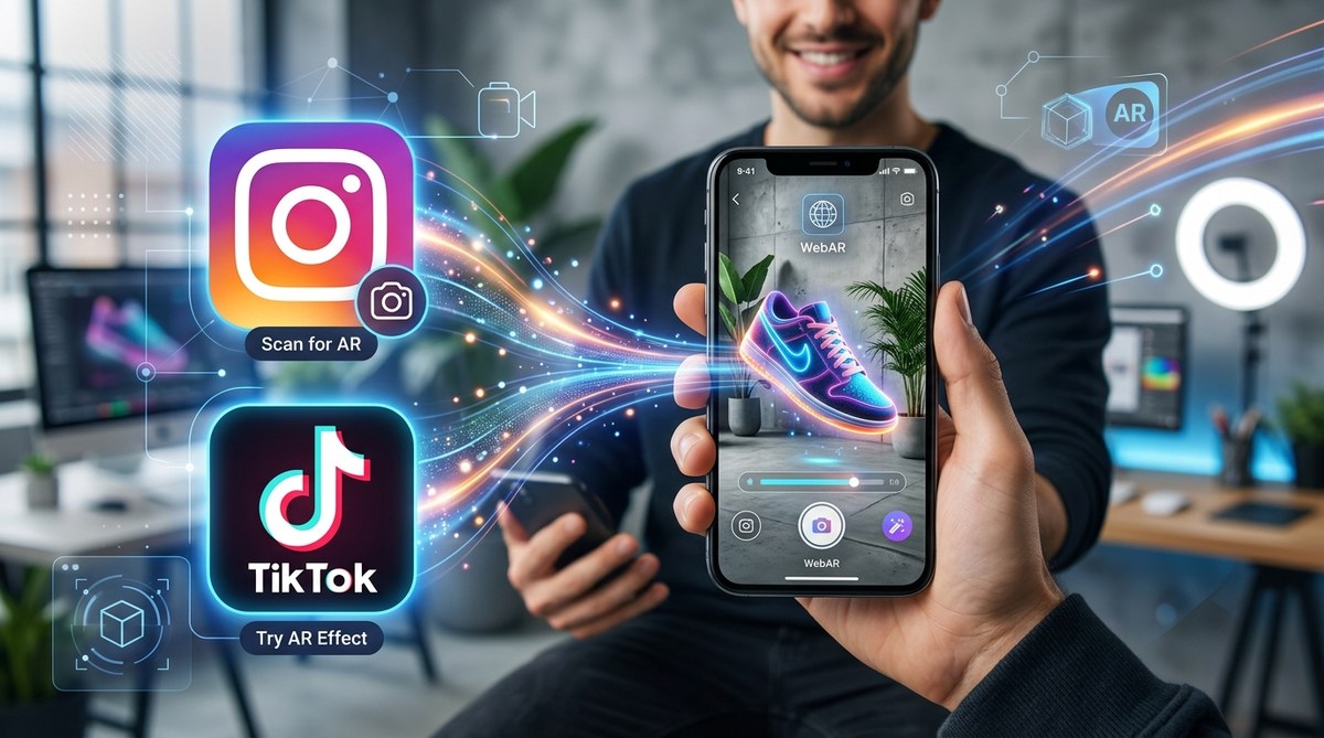 How to Embed Interactive WebAR in Your Instagram and TikTok Campaigns