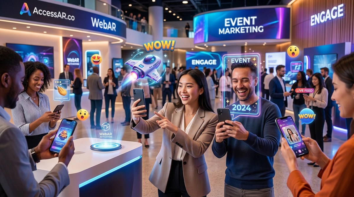 WebAR for Event Marketing: How to Create Immersive Experiences That Wow Attendees