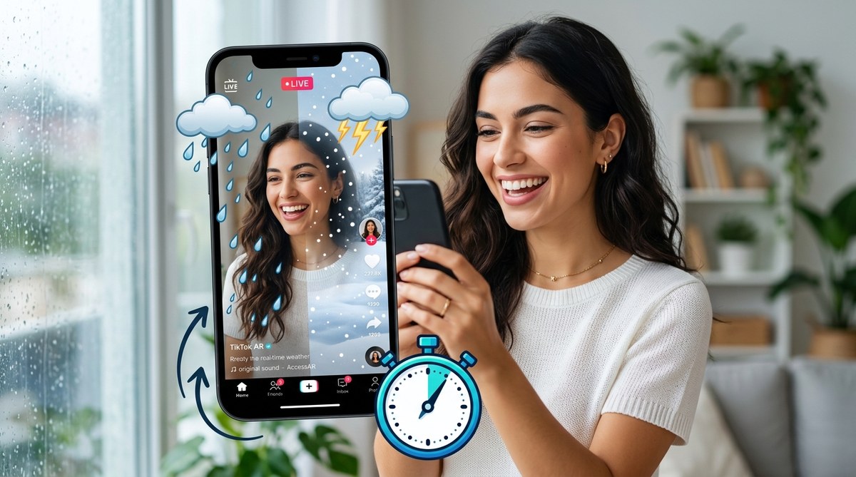 The 5-Minute Trick to Add Real-Time Weather Effects to Your TikTok AR Filters
